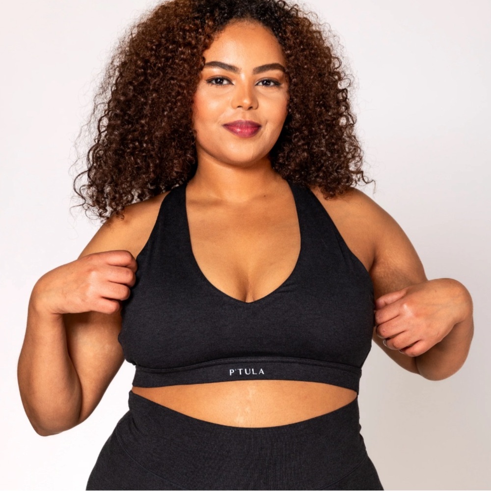 P’tula Bare V Bra in black size large
